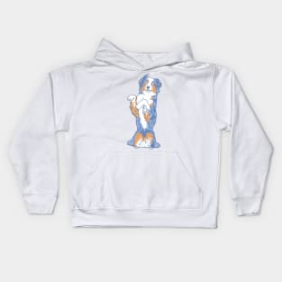 Blue Merle Aussie Kids Hoodie